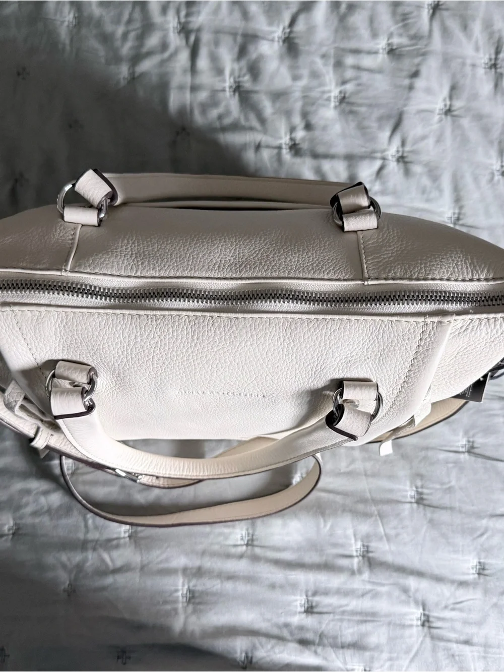 Aimee Kestenberg Leather Amsterdam Clay Satchel Shoulder Crossbody Bag